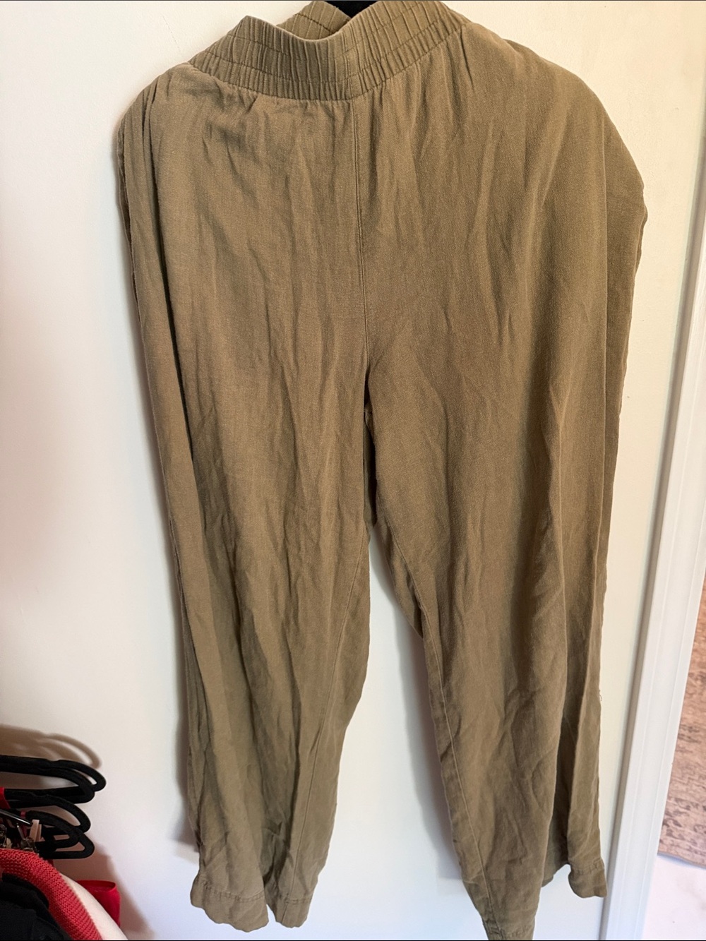 Old Navy Men's Olive-Brown Elastic Waist Joggers